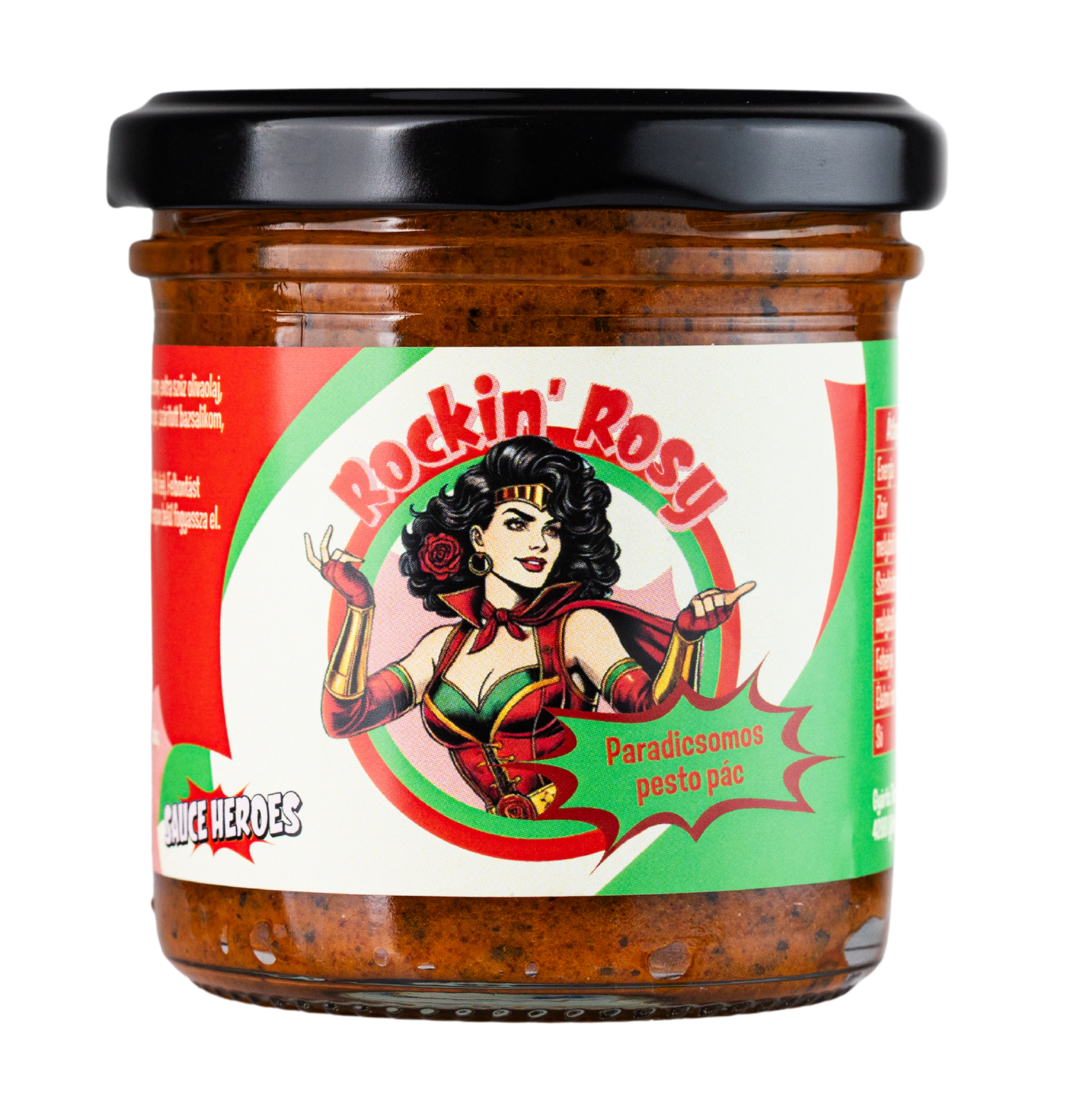 Sauce Heroes – Rockin’ Rosy – Paradicsomos pesto pác, 140 g