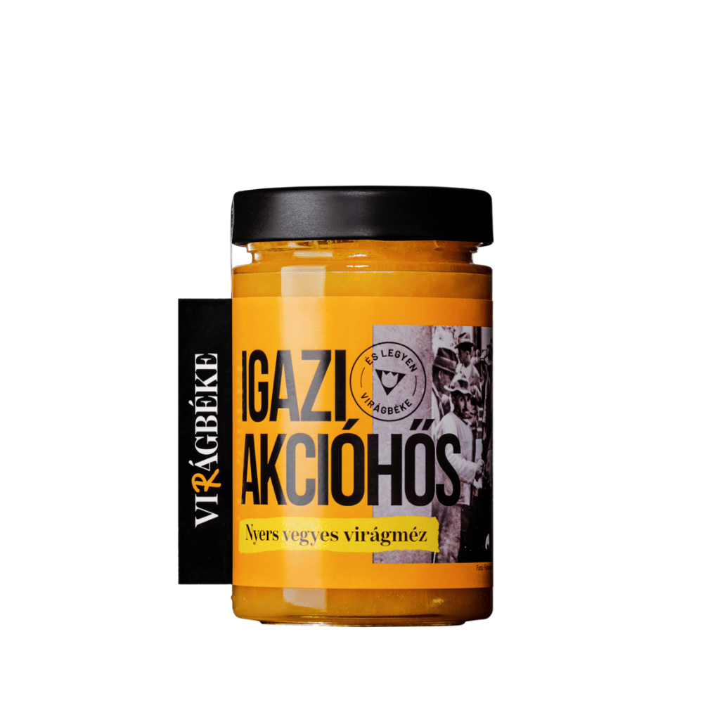 Virágbéke Nyers vegyes virágméz (450g)