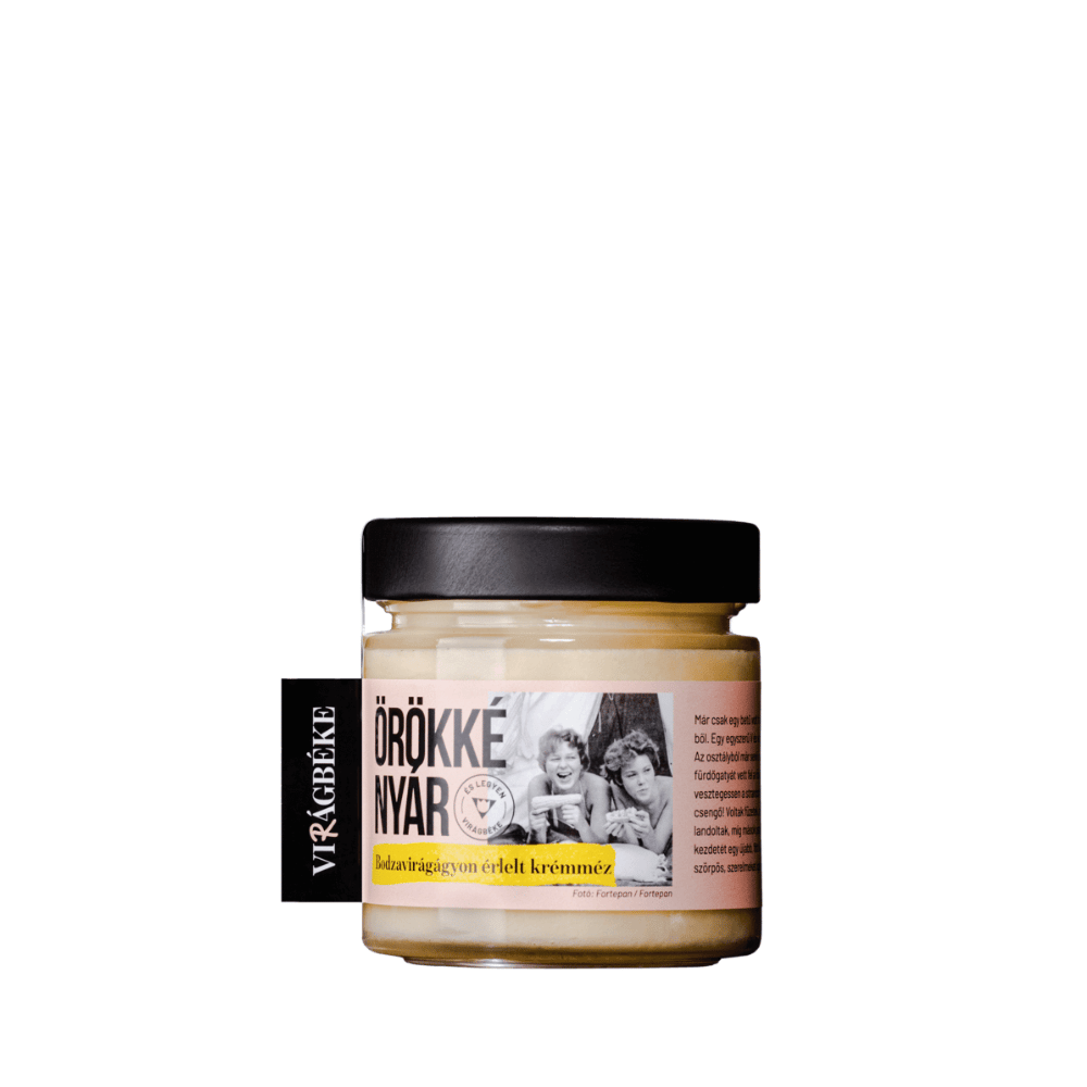 Virágbéke Bodzavirágágyon érlelt krémméz (250 g)