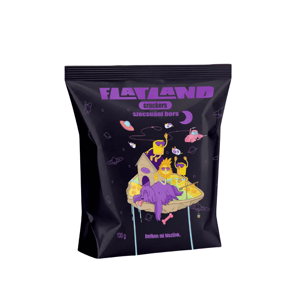 Grapoila Flatland Crackers Szecsuáni Bors (100 g)